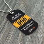 Placa de identificación en aluminio