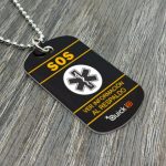 Placa de identificación en aluminio