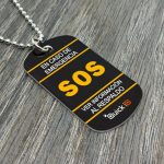 Placa de identificación en aluminio